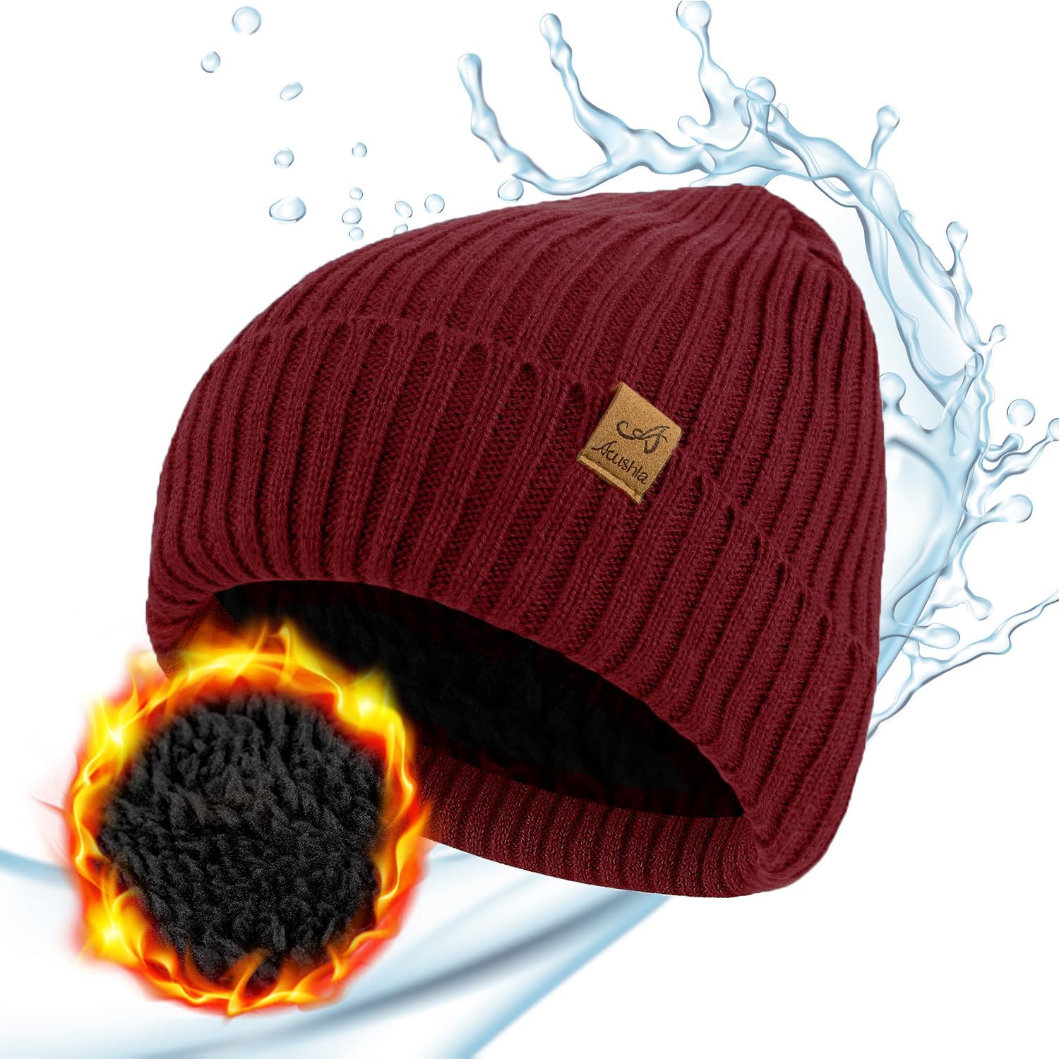 Thumbnail 6 de ACUSHLA Beanie Mütze 3-lagig wasserdicht
