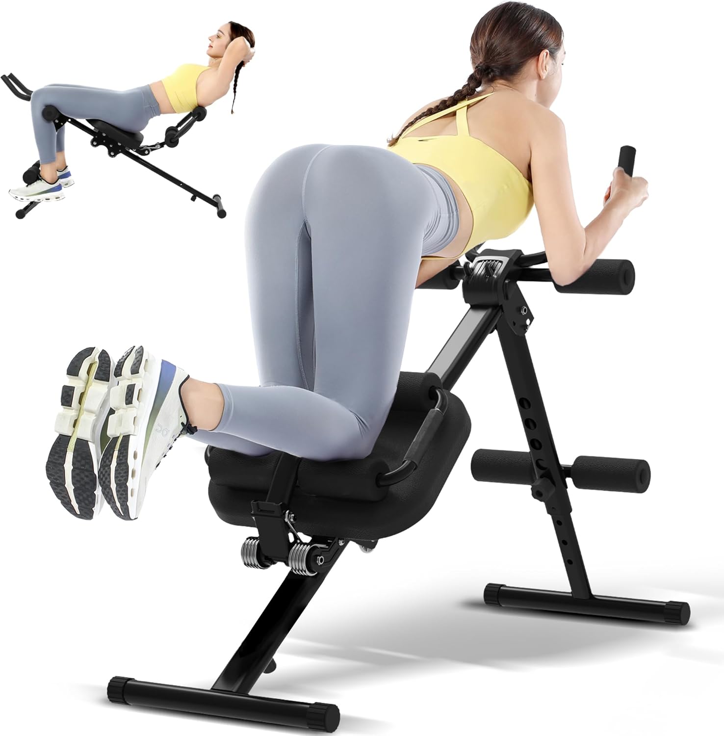 GuuG Bauchtrainer für Bauchtraining bis 100 kg