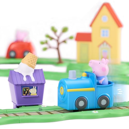 Thumbnail 7 de Peppa Pig Whizz Around Peppa’s Runabout Town Set – Motorised Vehicles & Track