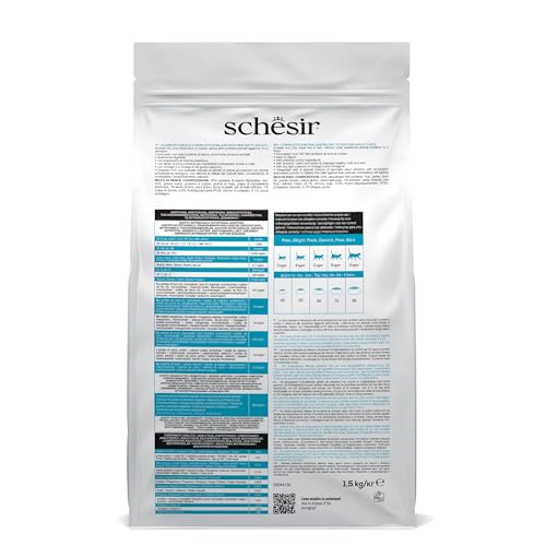 Detalle 1 de Schesir Adult Alimento Secco Completo per Gatti Adulti al Pesce, 1,5 kg