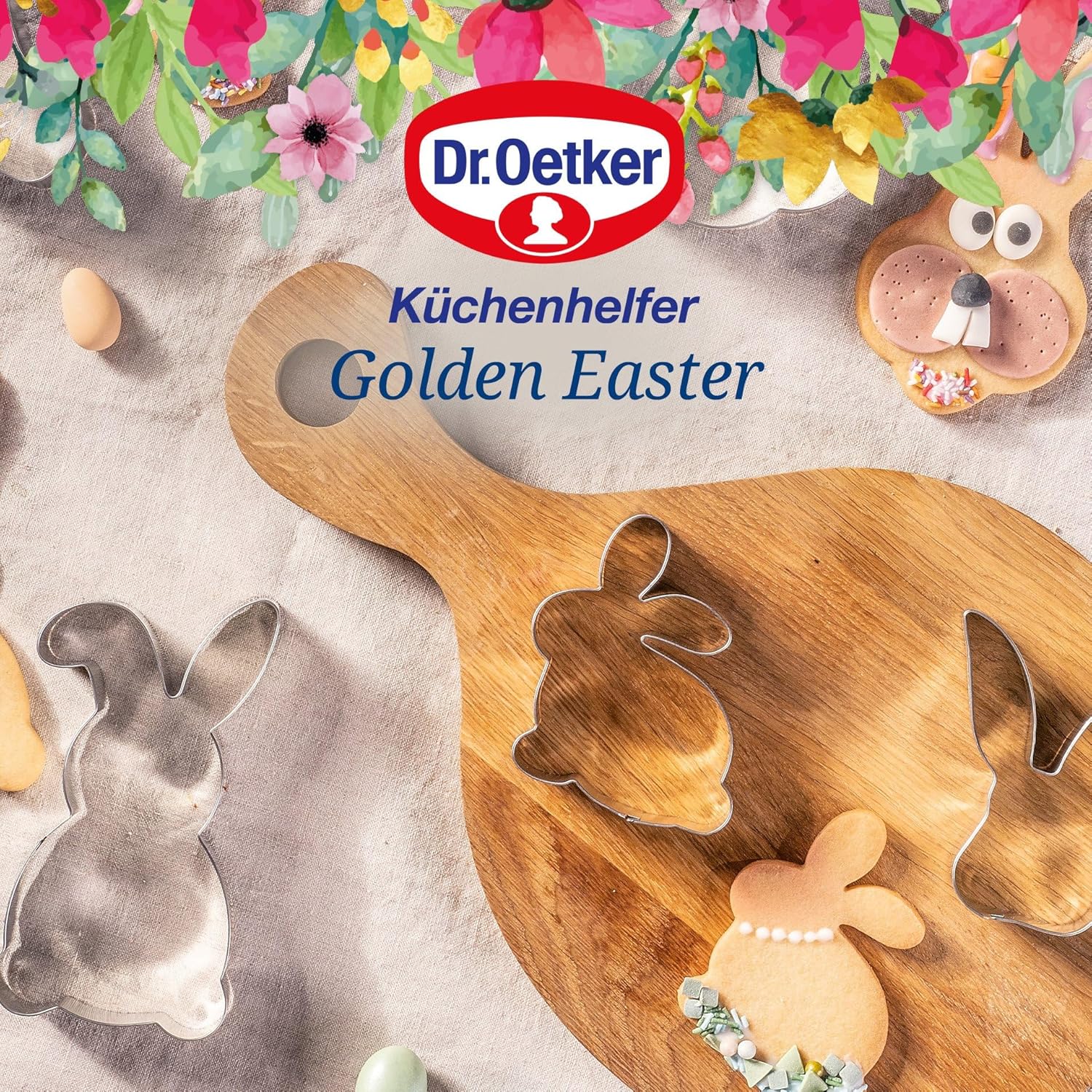 Thumbnail 5 de Dr. Oetker Ausstecher Hasenkopf – Goldiges Ostern, Weißblech/verzinnt