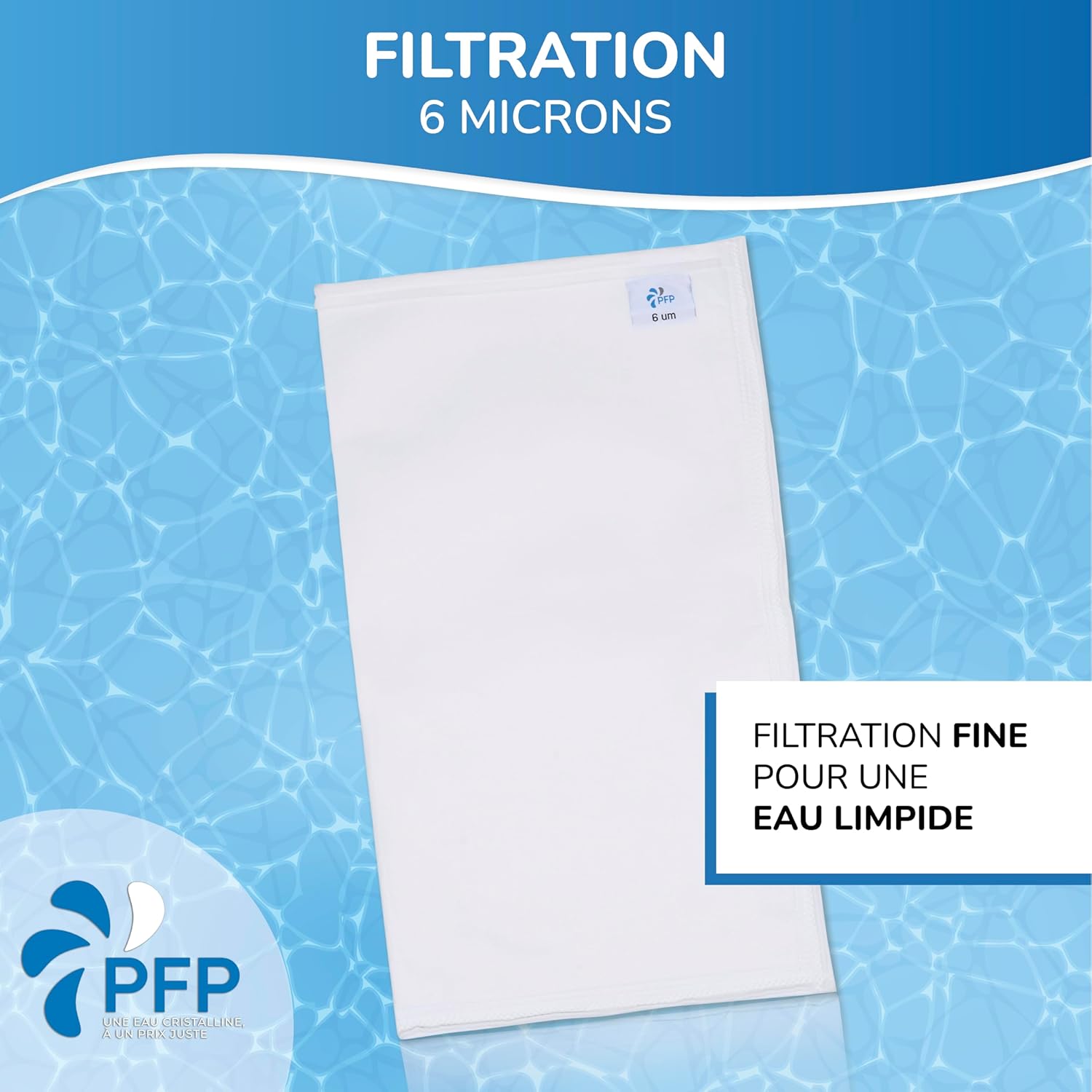 Thumbnail 1 de PFP Poche Filtrante 6 μm – Lot de 2 pour Piscine Desjoyaux