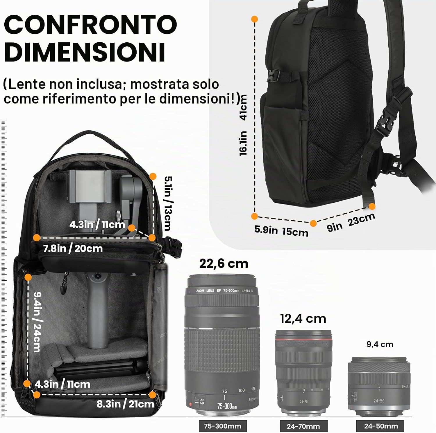 Thumbnail 4 de TARION Borsa Fotografica Monospalla