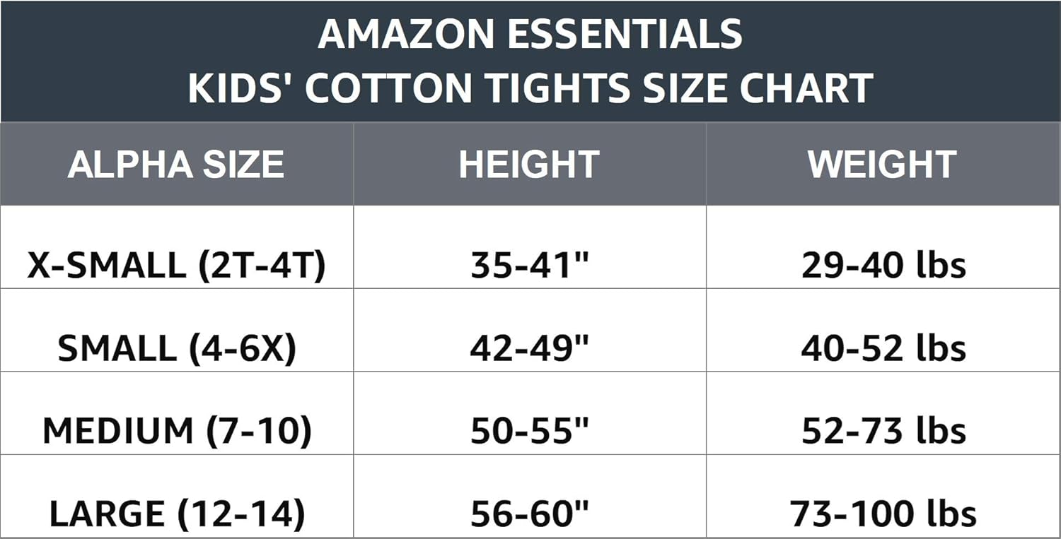 Thumbnail 1 de Collant bambina in cotone elasticizzato Amazon Essentials (confezione da 3)