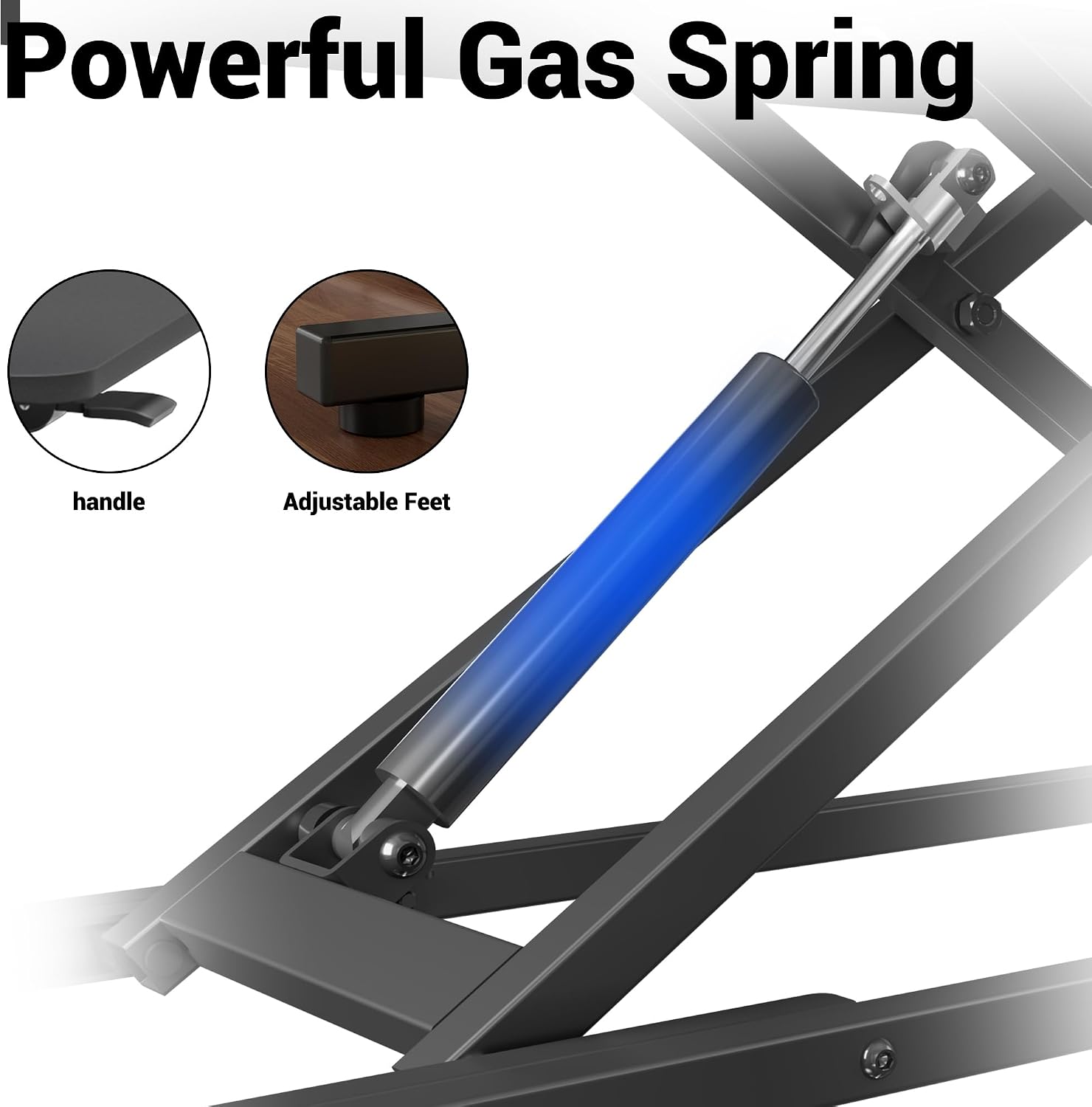 Detalle 2 de ERGOMAKER Standing Desk Converter (36"/91cm wide) sit-stand desk riser for dual monitors