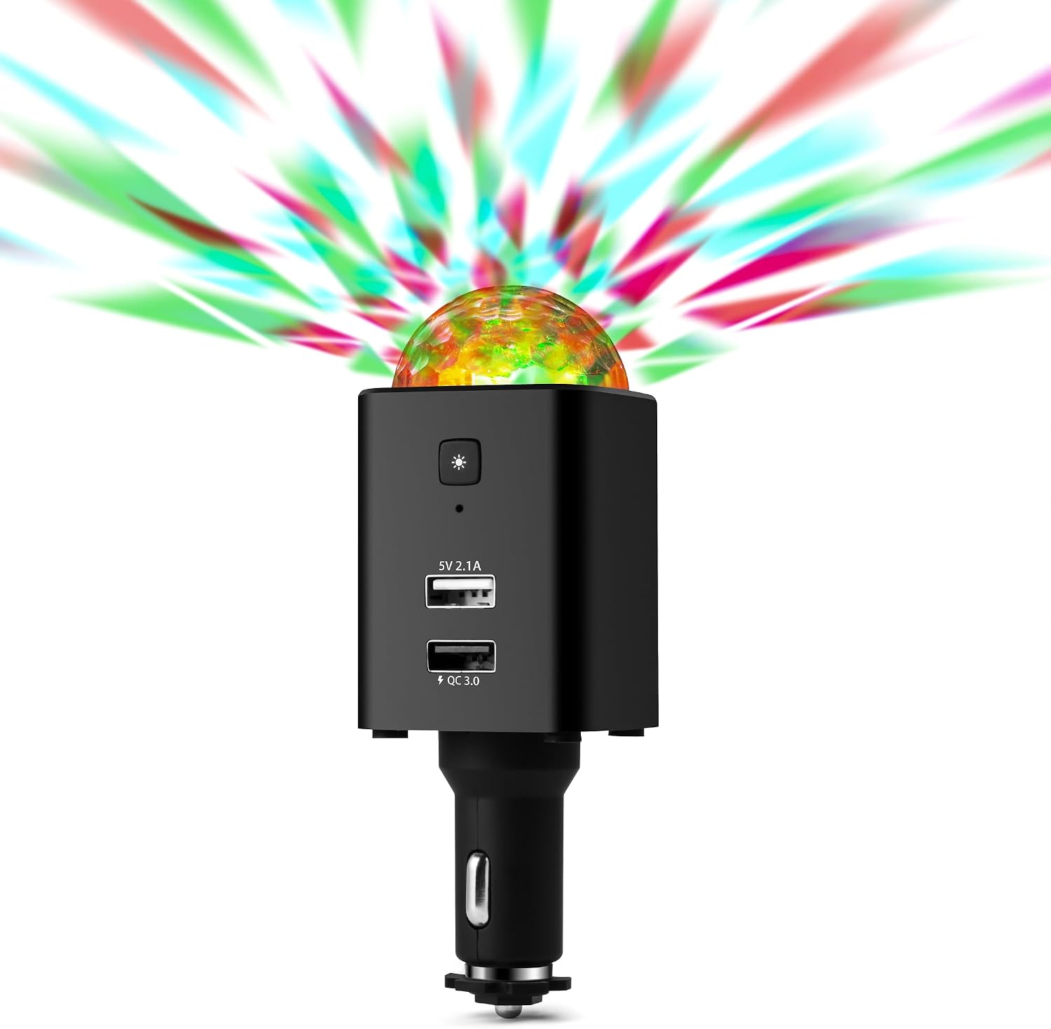 Detalle de Technaxx TX-159 Caricabatterie Auto 3 porte 800mAh
