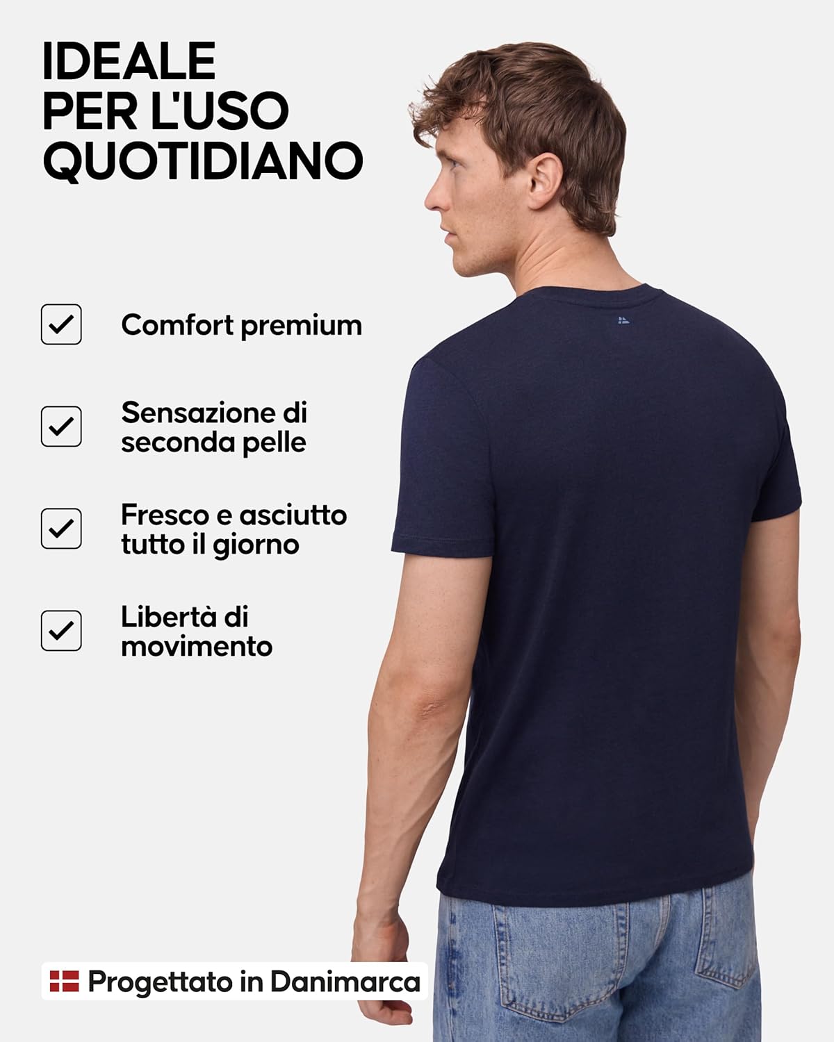 Thumbnail 2 de DANISH ENDURANCE T-Shirt Uomo 4 pezzi