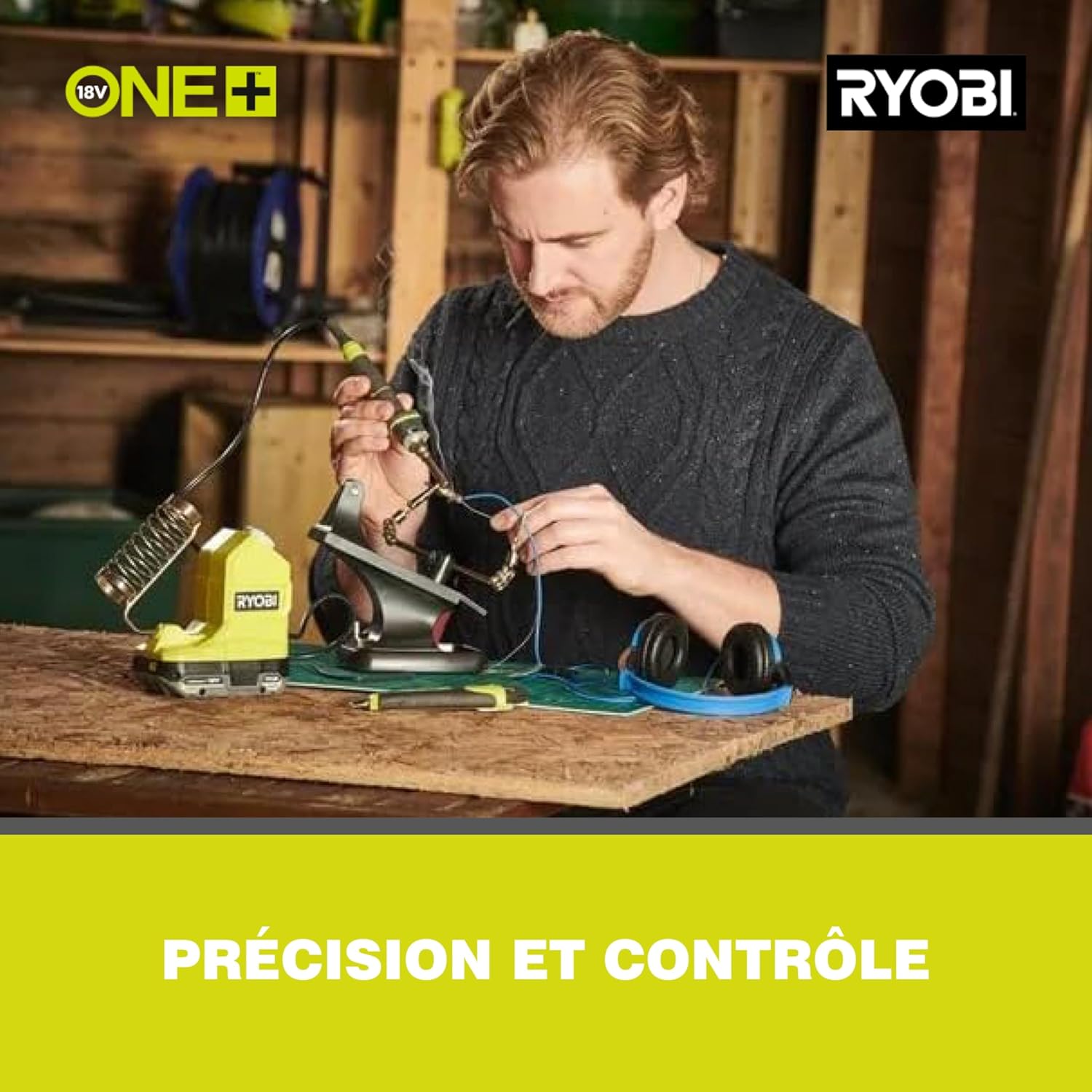 Thumbnail 5 de Ryobi RSI18-0 – Fer à souder sans fil 18V ONE+ avec chauffe rapide et embouts remplaçables