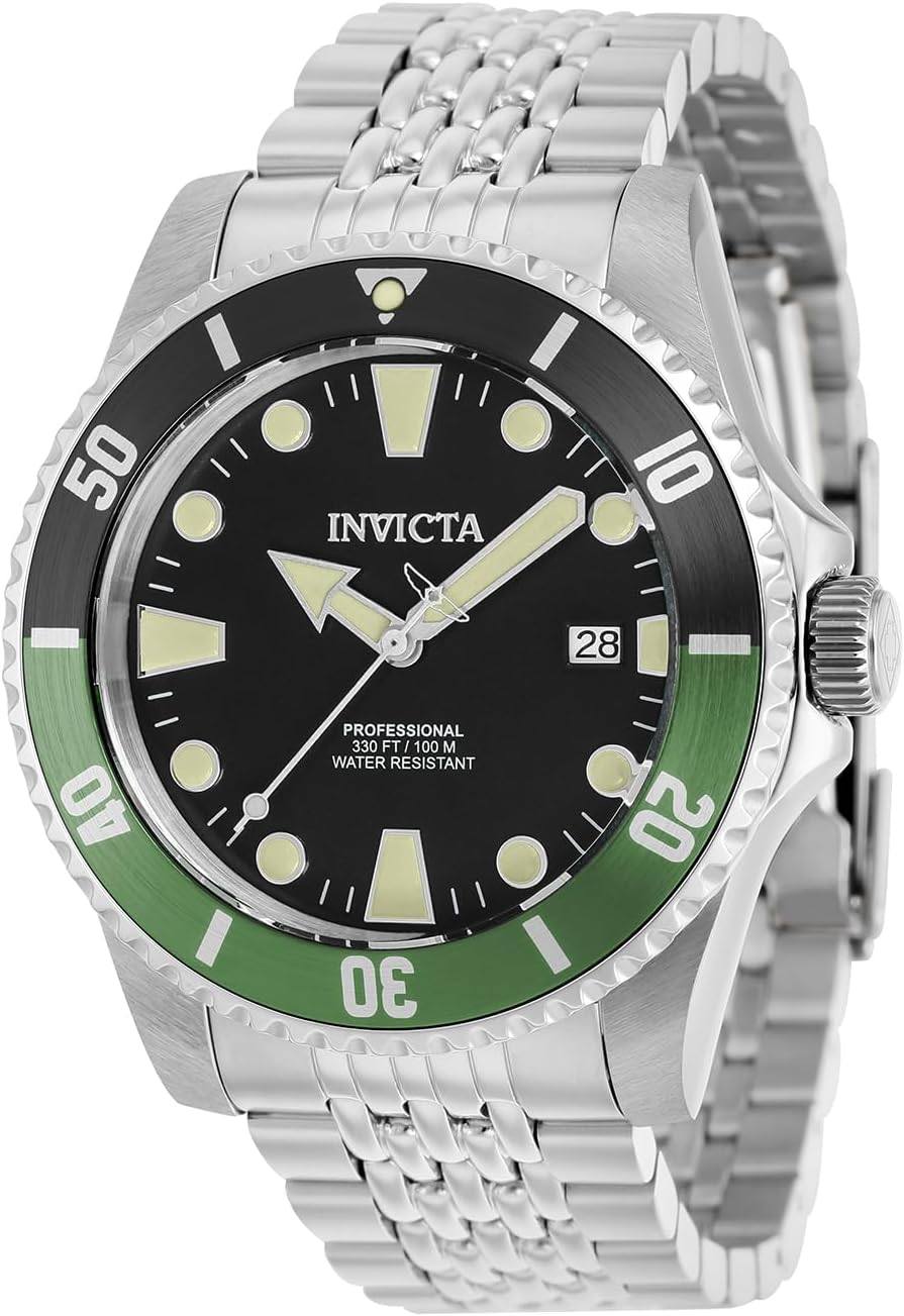 Detalle de Invicta Pro Diver Montre Homme 44 mm – Mouvement automatique, acier inoxydable
