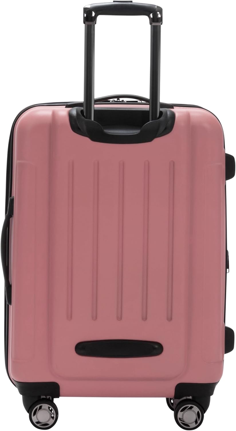 Detalle de Kenneth Cole REACTION Renegade Luggage 20-Inch: Lightweight, Expandable 8-Wheel Spinner Suitcase in Peony