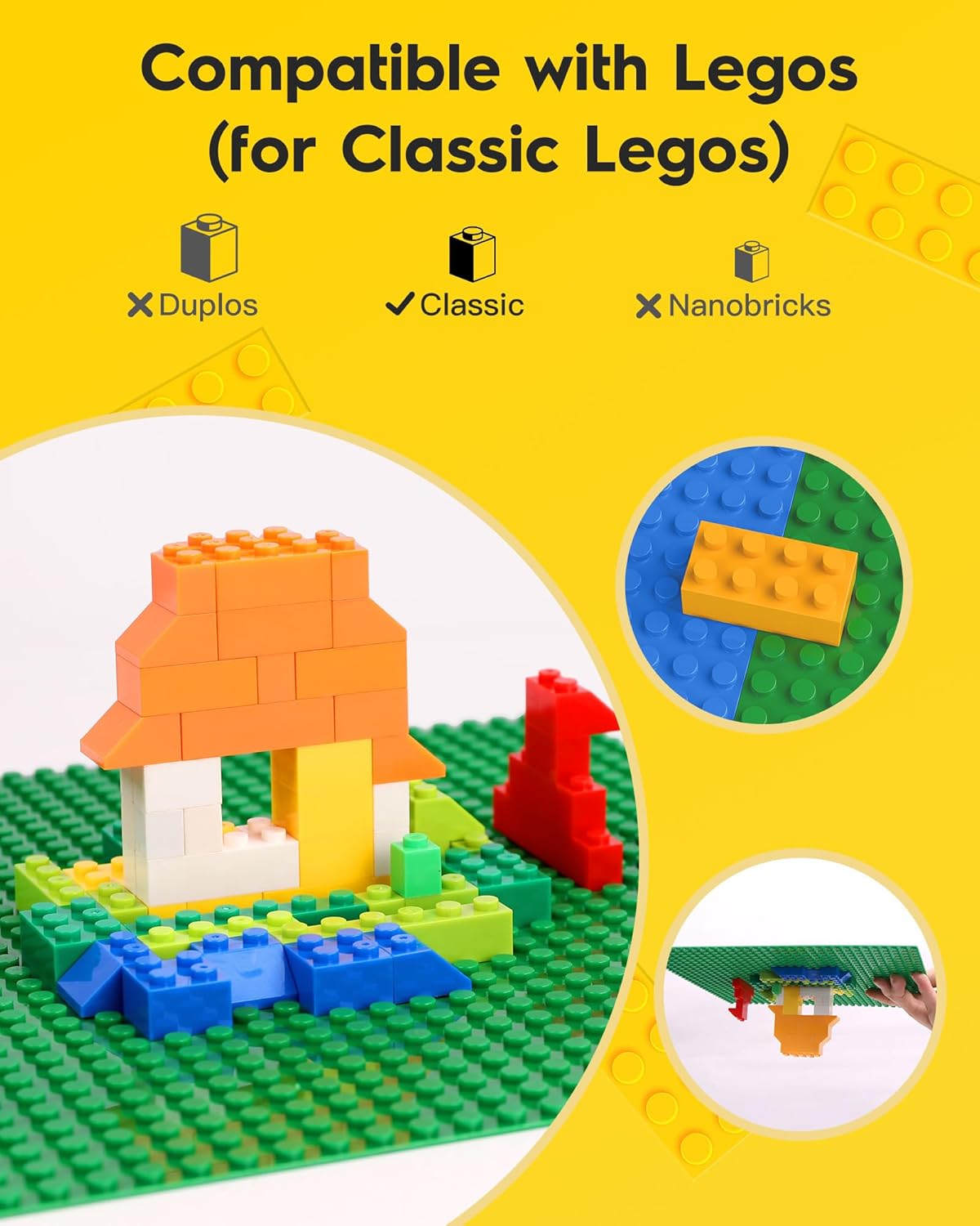 Thumbnail 2 de Pokiiulk Classic Baseplates 10" Pack of 10