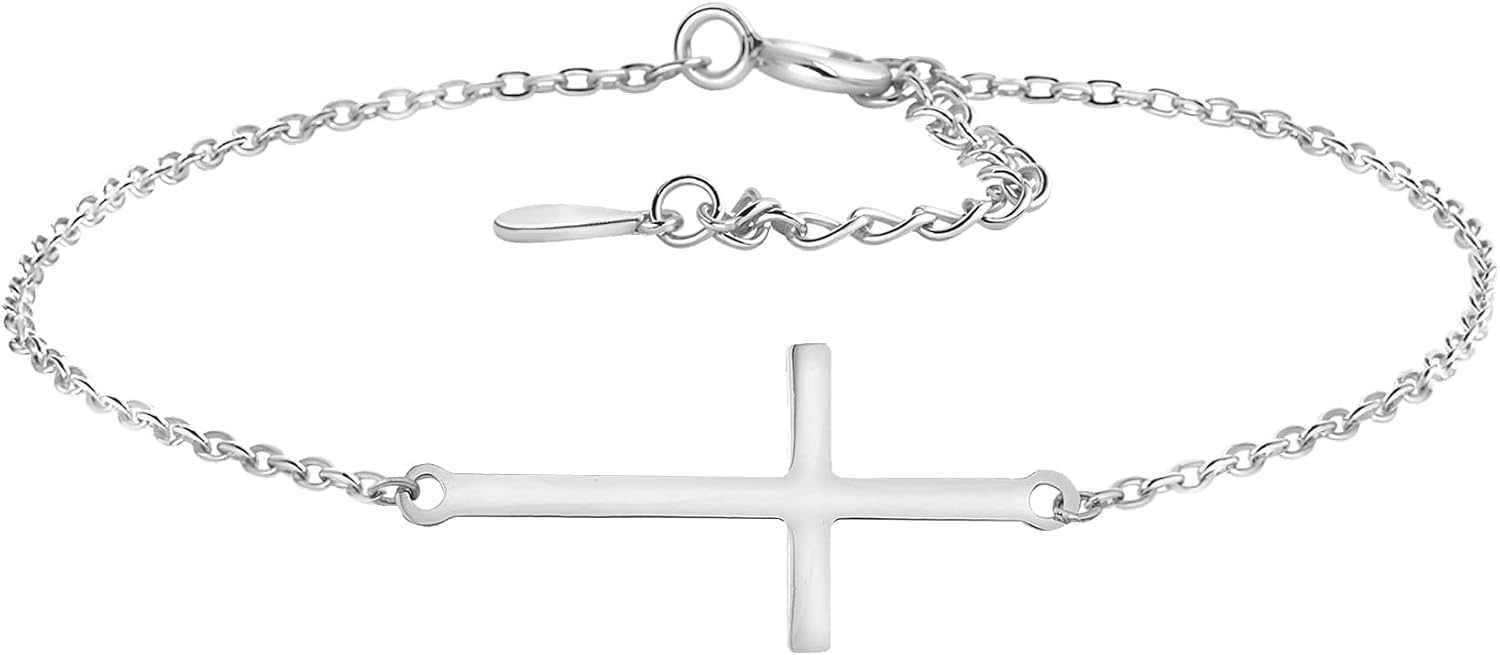 Detalle de SOFIA MILANI - Bracciale da donna in argento 925 con ciondolo a croce