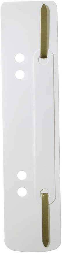 Detalle de Durable Heftstreifen Kunststoff Flexi – farbig sortiert, 1 Packung á 250 Stück, 38 x 150 mm (60/80 Lochung), Made in Germany