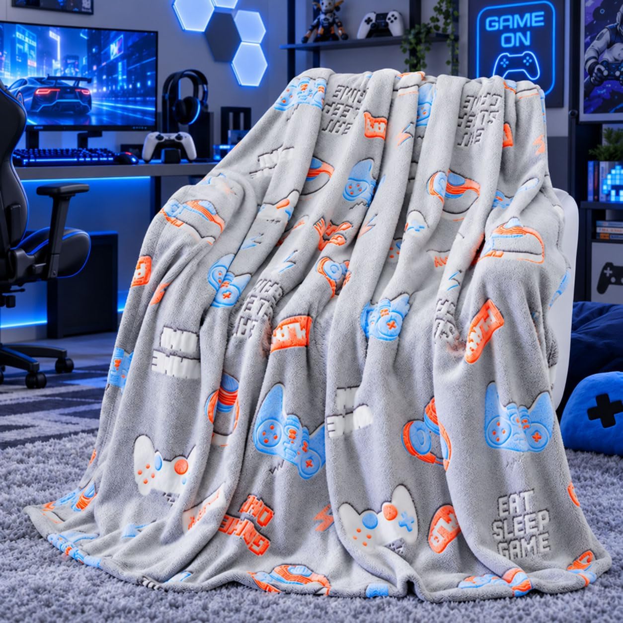 Thumbnail 6 de inhand Gaming Blanket 50x60
