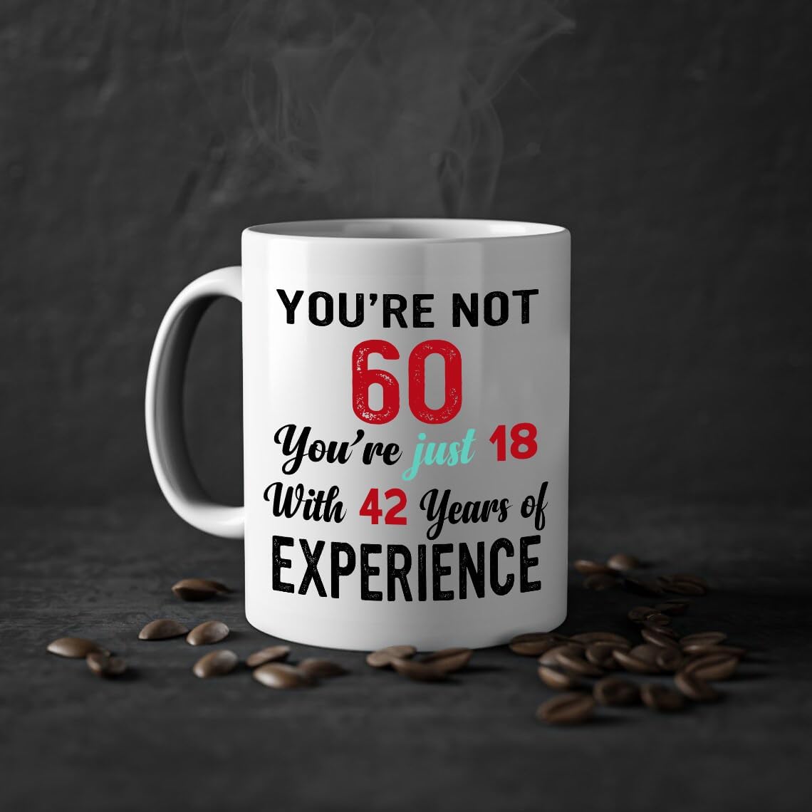 Detalle 1 de Fugifting 60th Birthday Coffee Mug gift