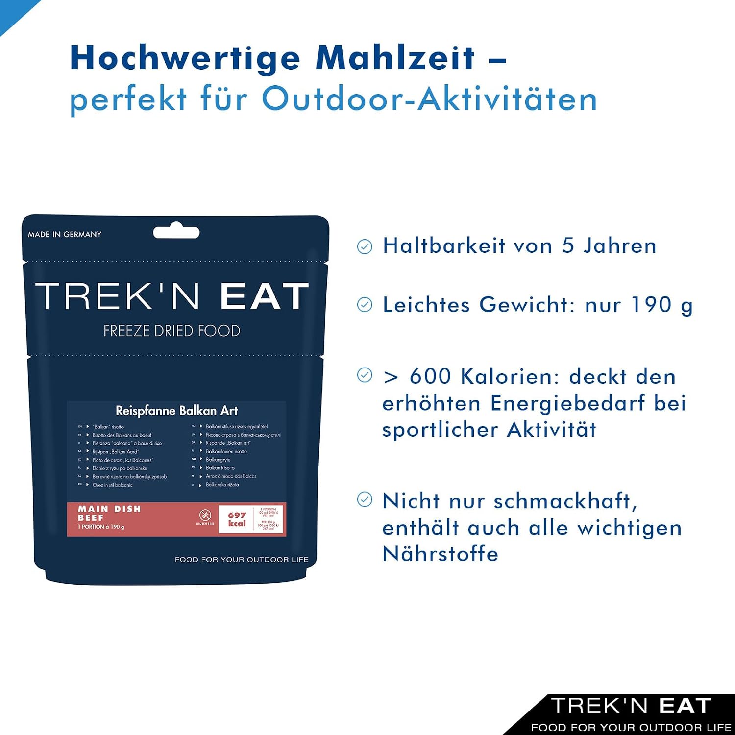 Thumbnail 2 de Trek'n Eat Reispfanne „Balkan Art“ – schnelle Mahlzeit mit paprikawürze und Kräutern