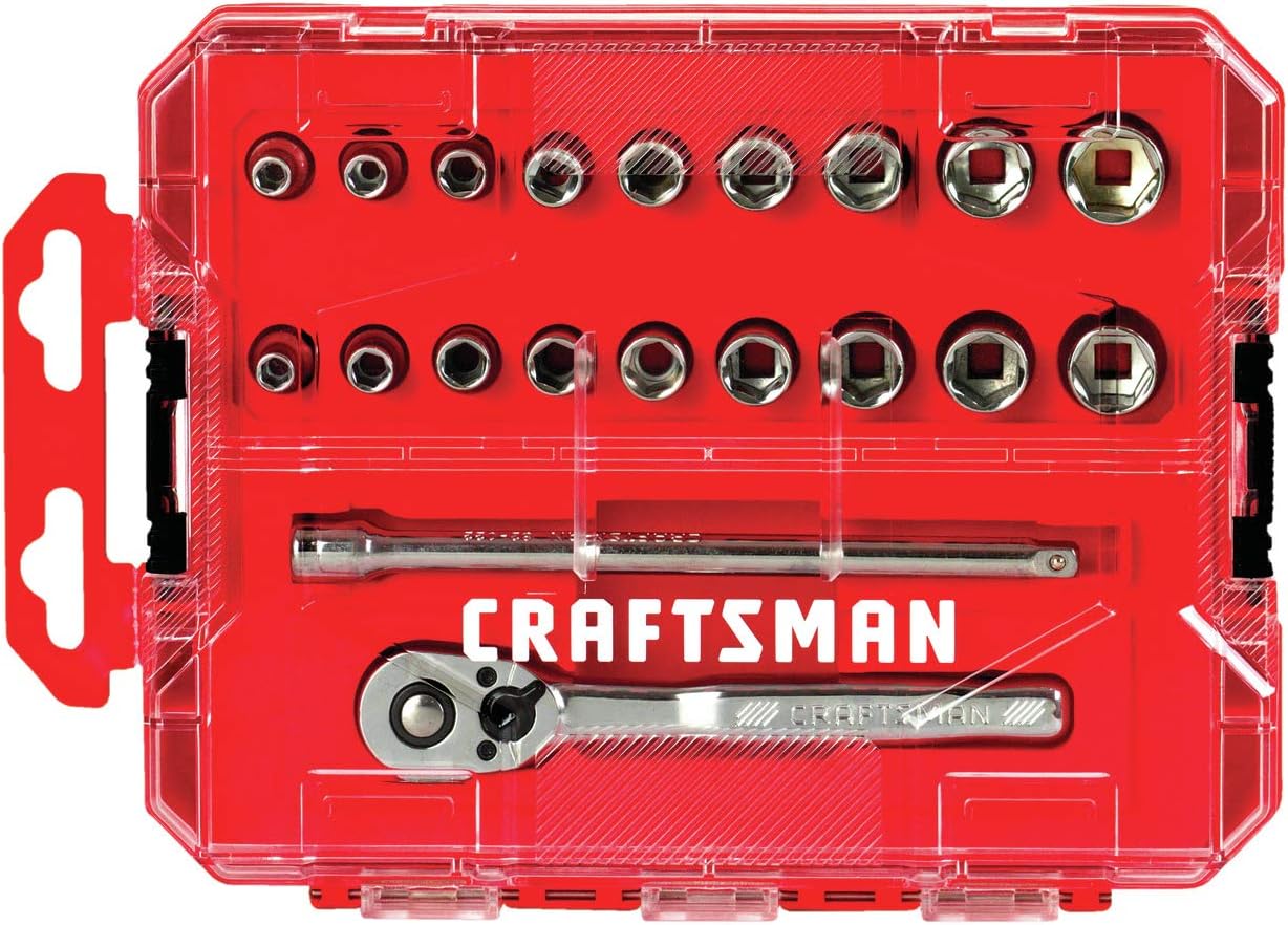 Thumbnail 5 de Craftsman Mechanics Tool Set, 1/4 Inch Drive, 20 Piece (CMMT12108)