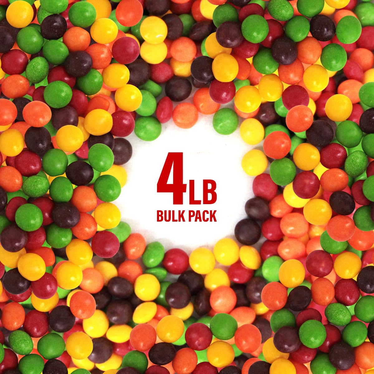 Detalle de Jumblet ChewySkittles Original Chewy Candy, 4 lb Rainbow Bulk Bag