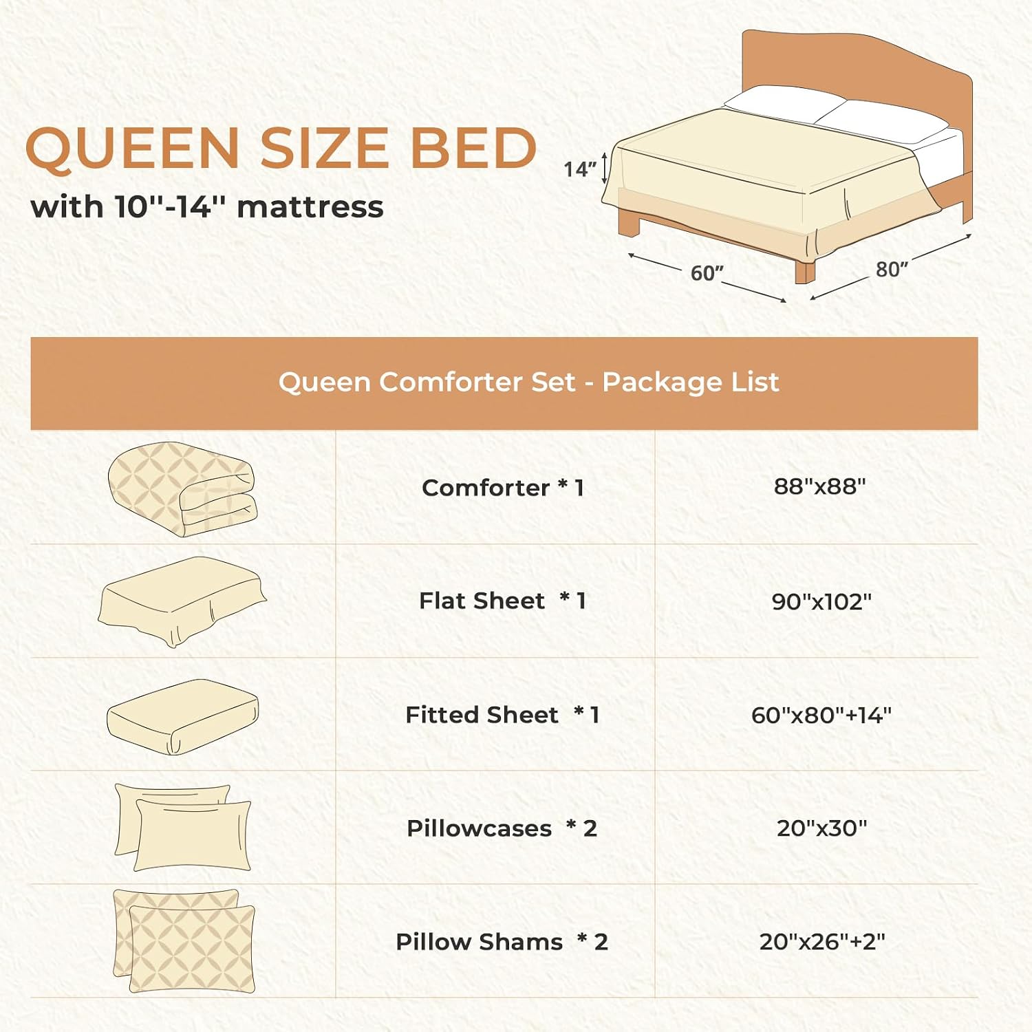 Thumbnail 6 de Sasttie Queen Comforter Set 88 x 88