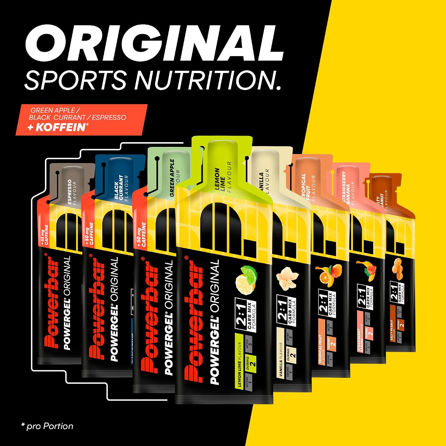 Detalle de Powerbar PowerGel Lemon Lime (24x41g) – Energie & Ausdauer für Kraft- und Ausdauersport