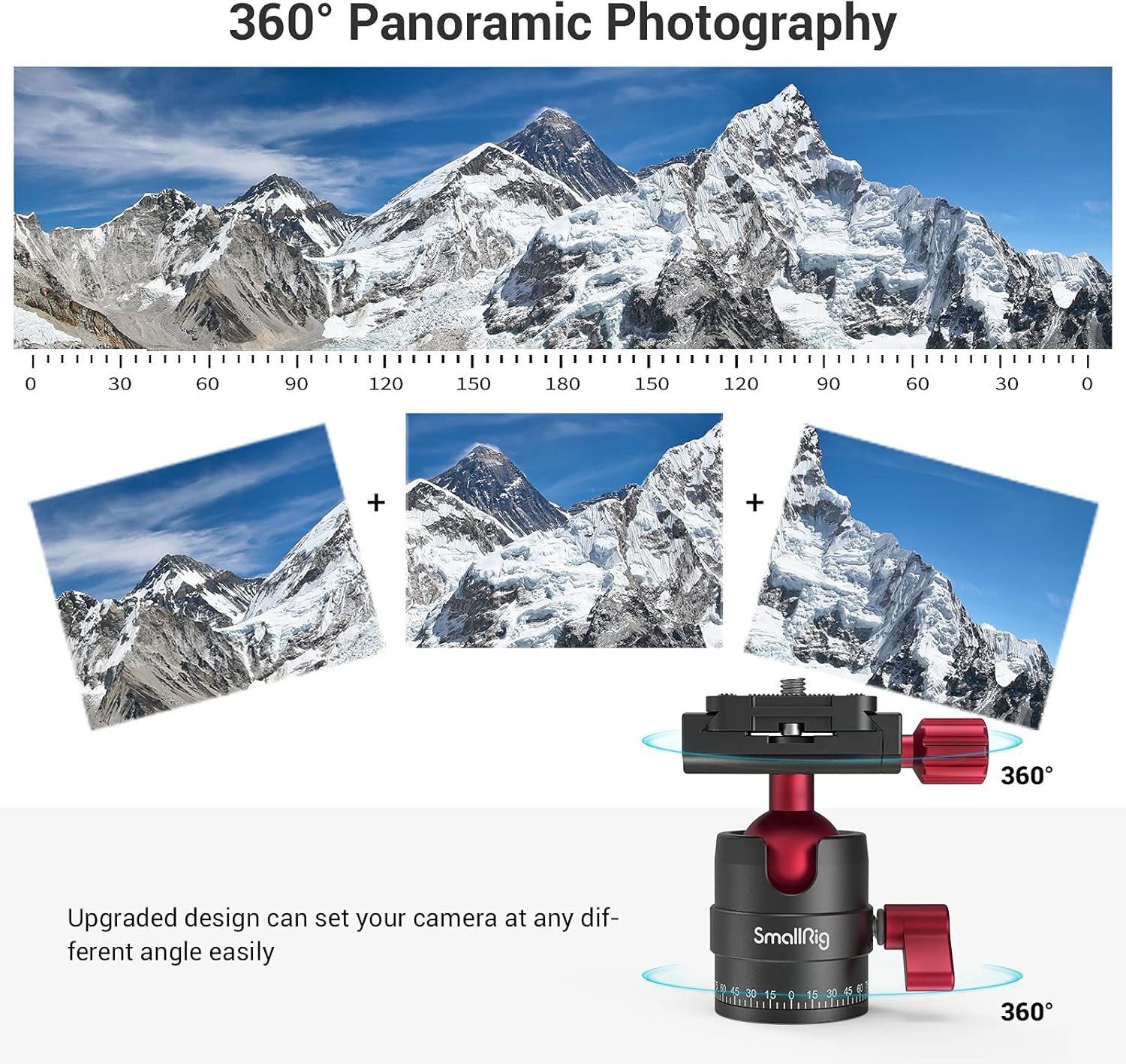 Thumbnail 4 de SMALLRIG 3034 Rotule panoramique 5 kg