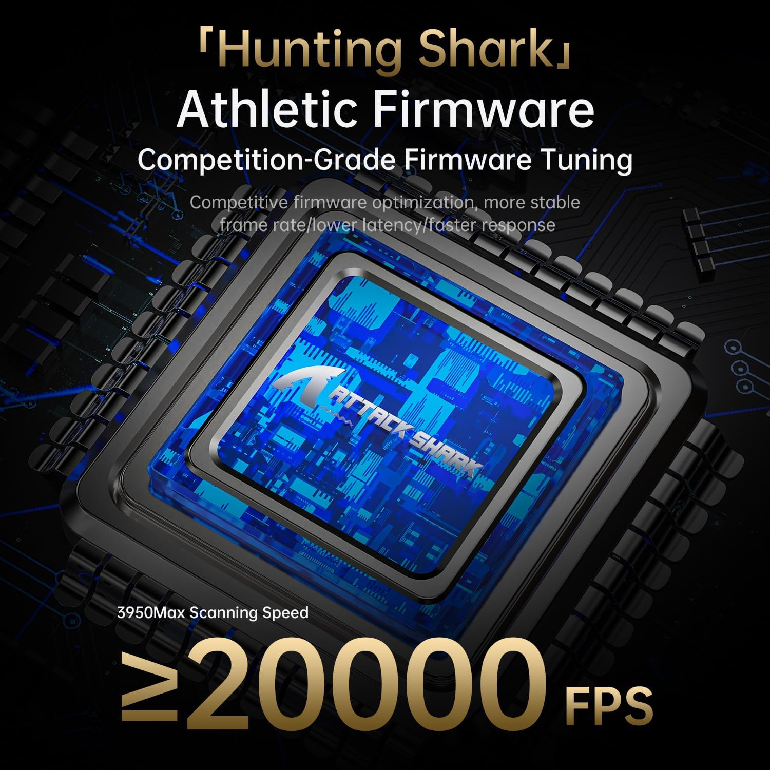 Thumbnail 6 de ATTACK SHARK X8 Ultimate Maus – Large Hand, 65 g, 3‑Modi Verbindungen, PAW3950MAX
