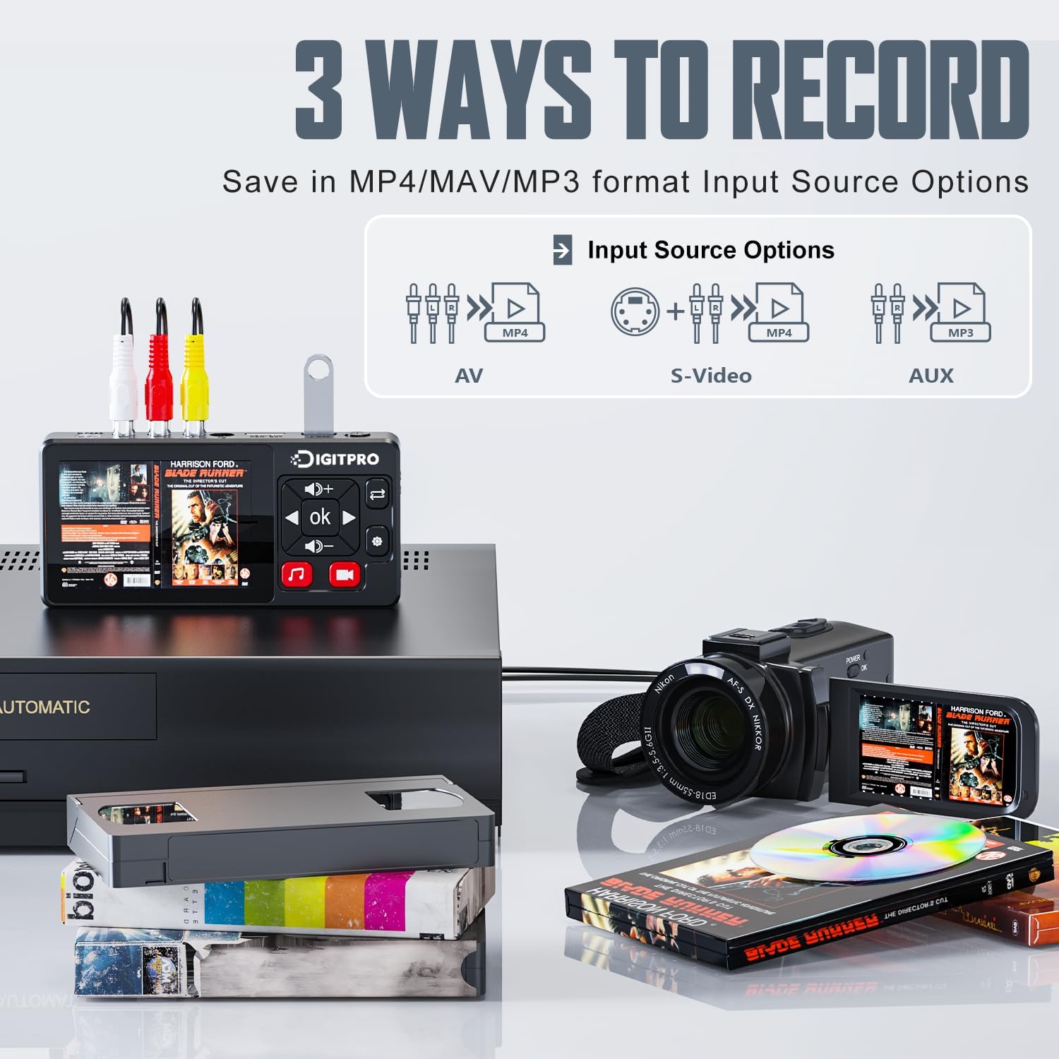 Thumbnail 1 de VHS to Digital Converter 2.0 — VHS capture device