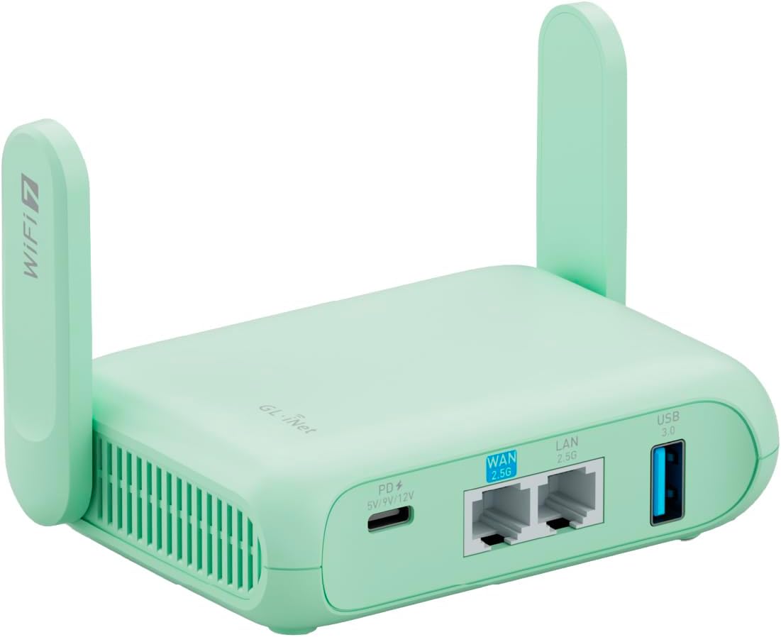 Thumbnail 1 de GL.iNet GL-MT3600BE Beryl 7 WLAN Reiserouter