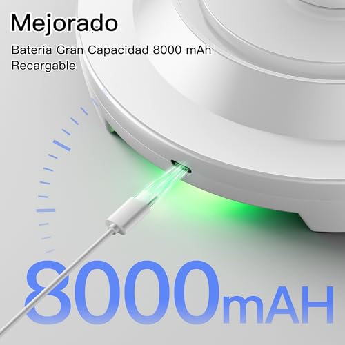 Thumbnail 1 de Homelist Plafón LED recargable para techo con sensor de movimiento y mando a distancia (8000 mAh)