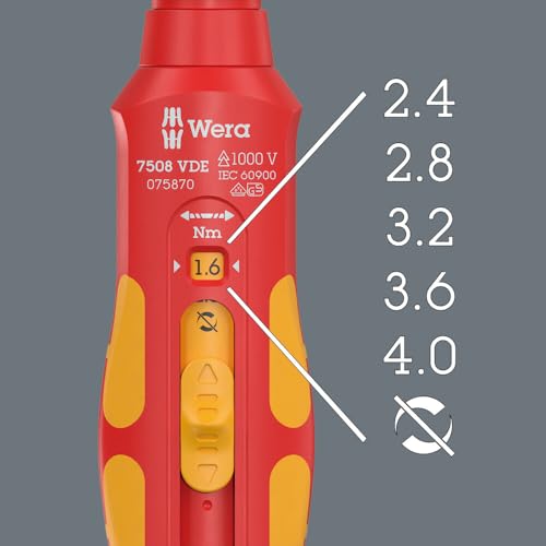 Thumbnail 3 de Wera 7508 VDE Kraftform Safe‑Torque Speed destornillador dinamométrico