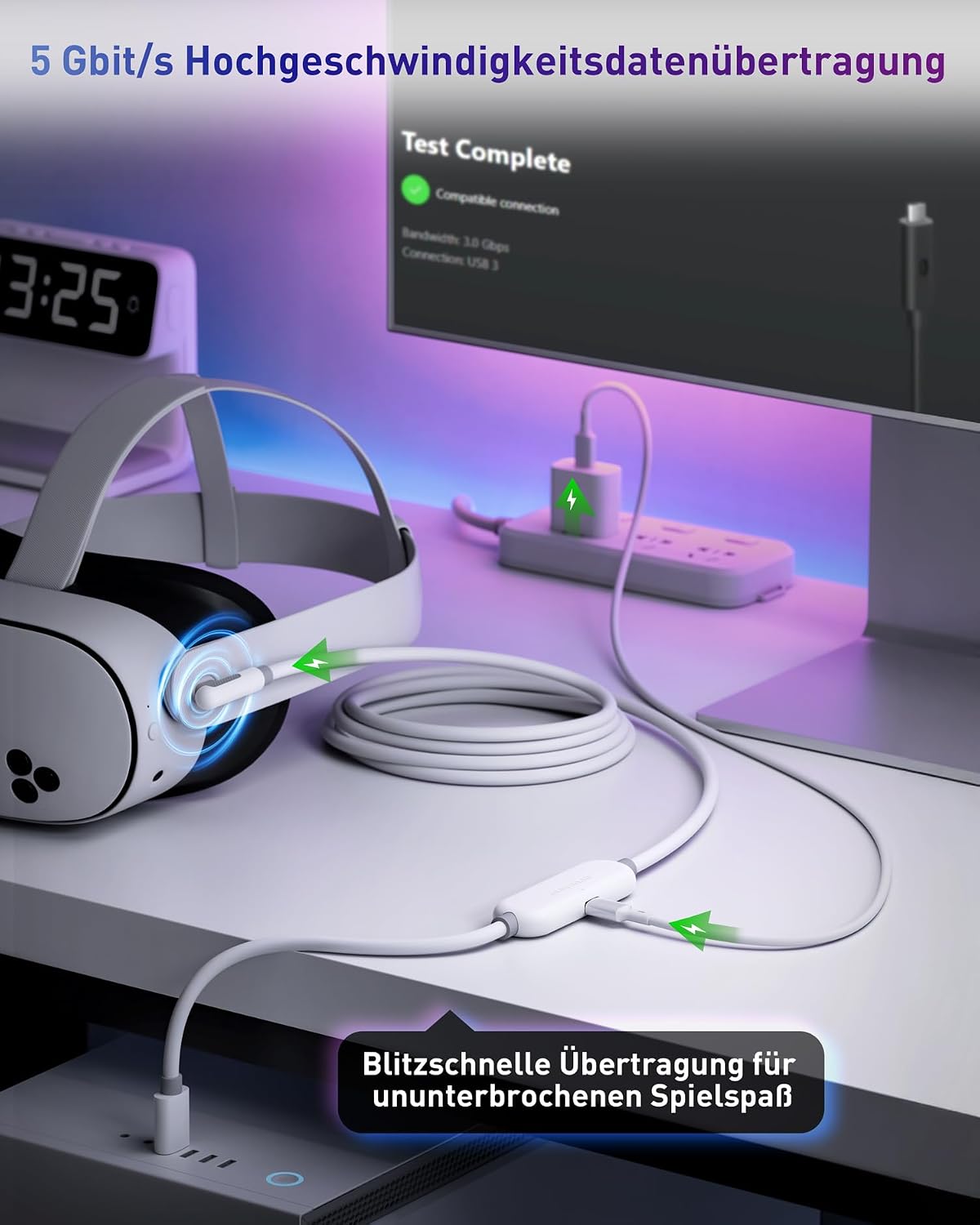 Detalle de Maxonar Link Kabel 5 m für VR Ladeanschluss
