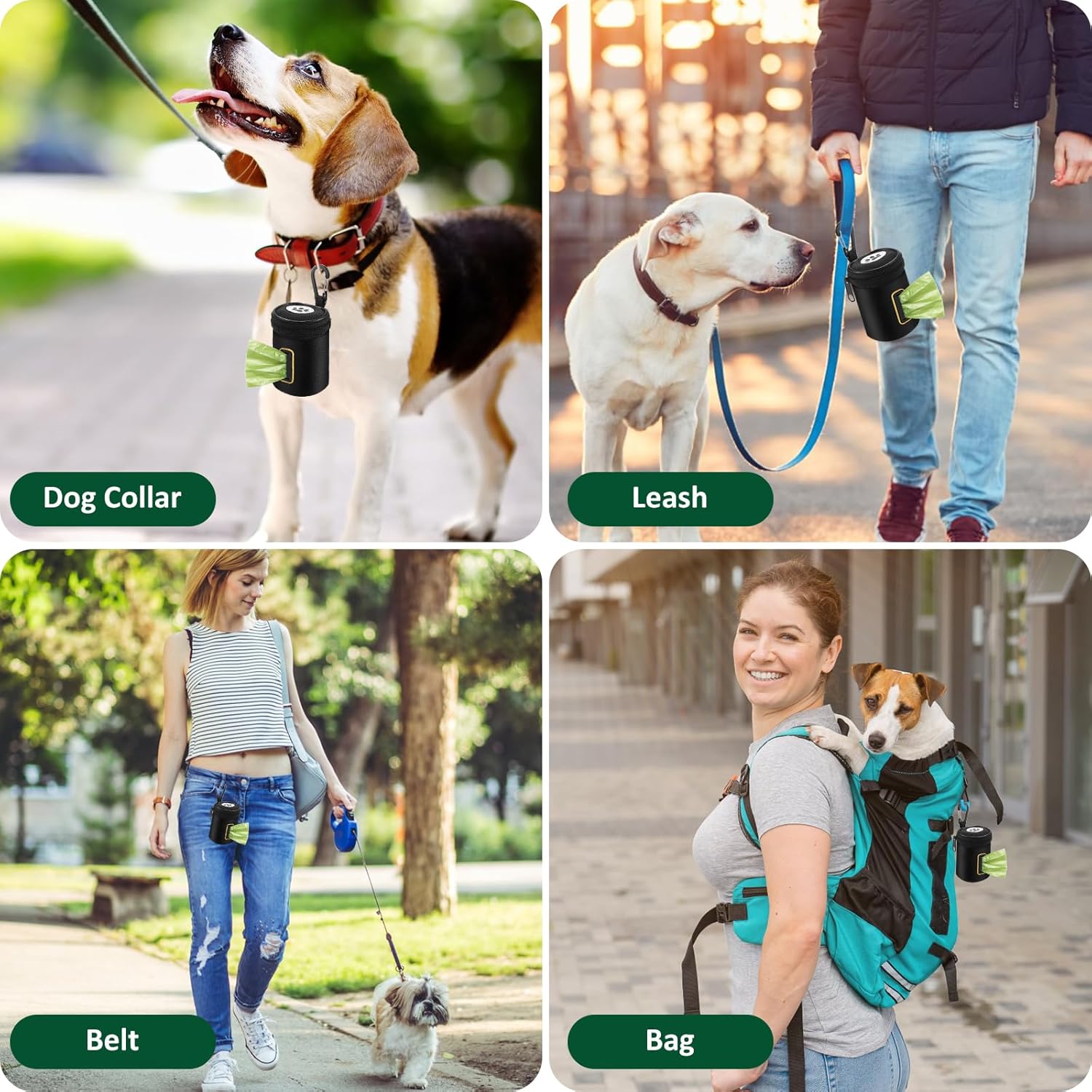 Detalle 2 de RASSE dog poop bags dispenser 1 roll