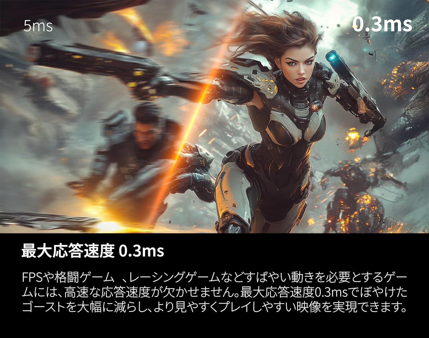 Detalle 2 de AOC 27G50Z/11 ゲーミングモニター 27インチ、フルHD・260Hz・Fast IPS