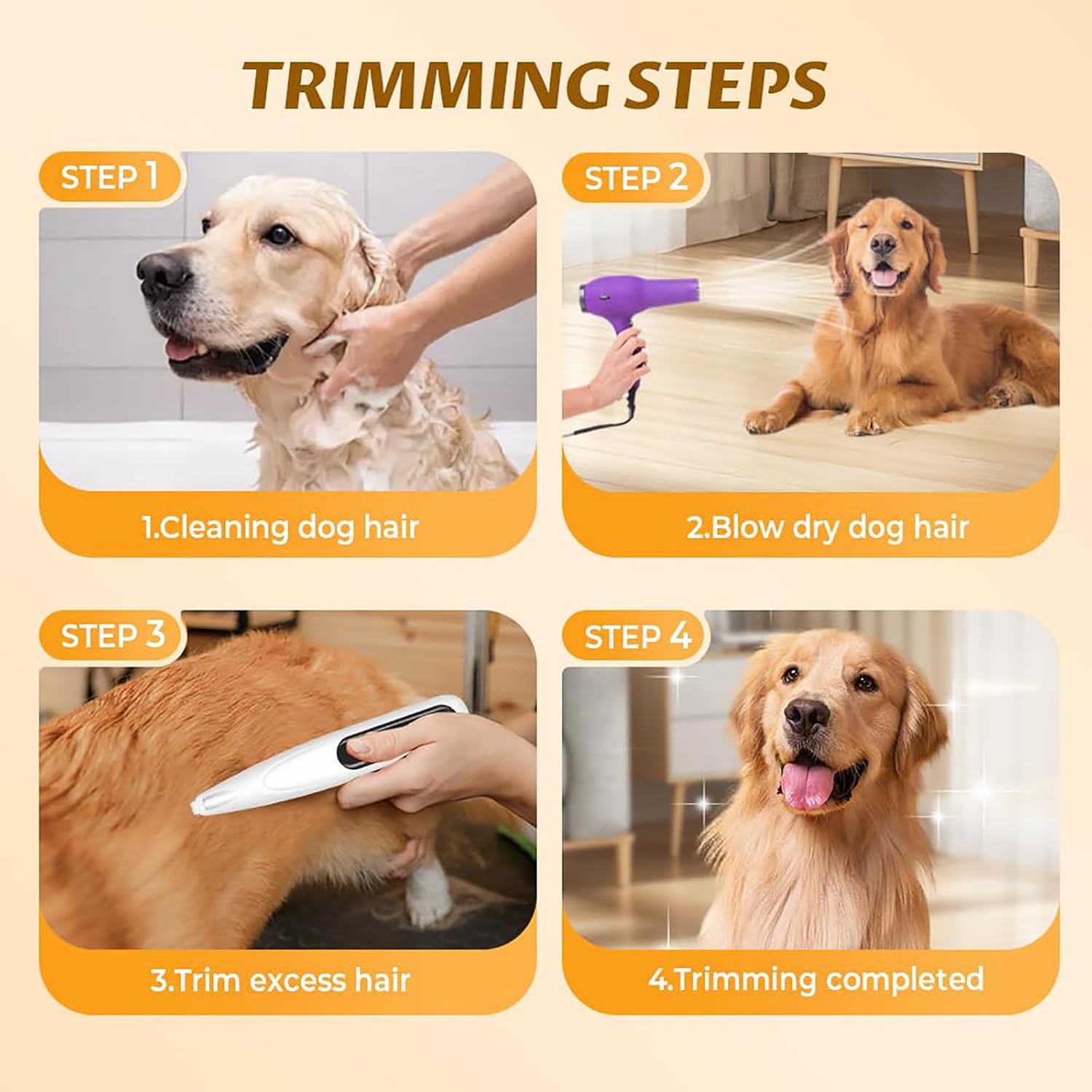 Thumbnail 1 de Paw Trim Pro Pfotentrimmer für Hunde – leiser, wasserfester Scherkopf-Trimmer für Pfoten, Augen, Ohren & Gesicht