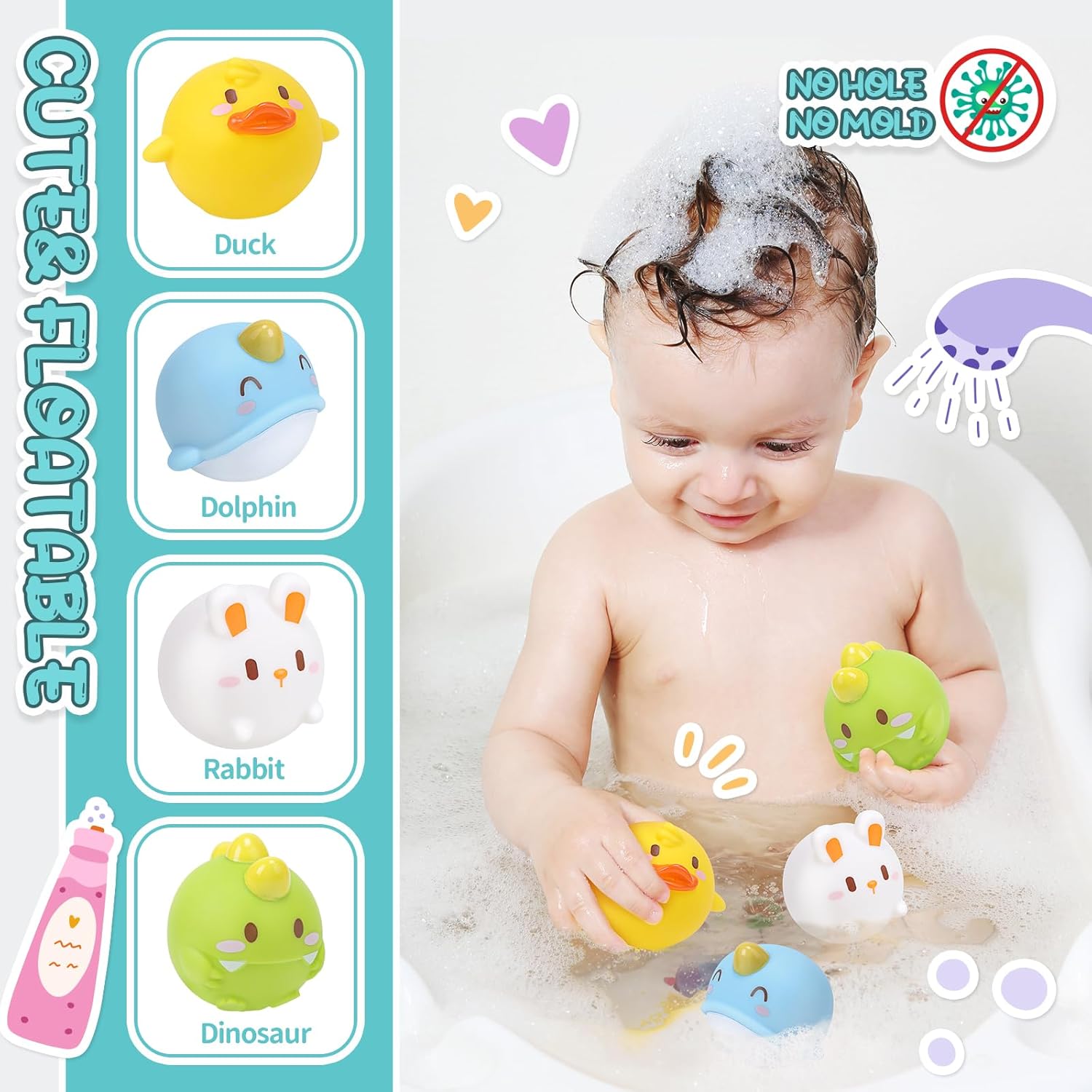 Thumbnail 3 de cute stone Baby Bath Toys with Slide