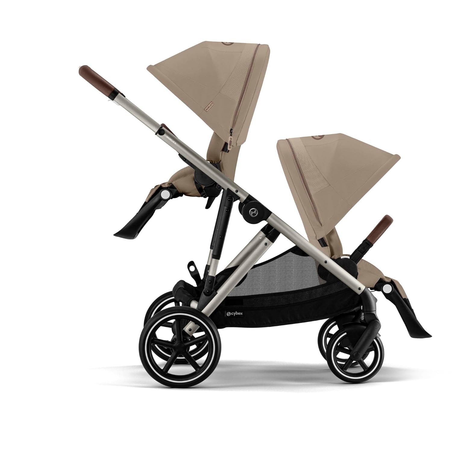 Detalle 2 de CYBEX Gold Gazelle S – Kombinierbarer Kinderwagen ab Geburt bis ca. 4 Jahre, Almond Beige