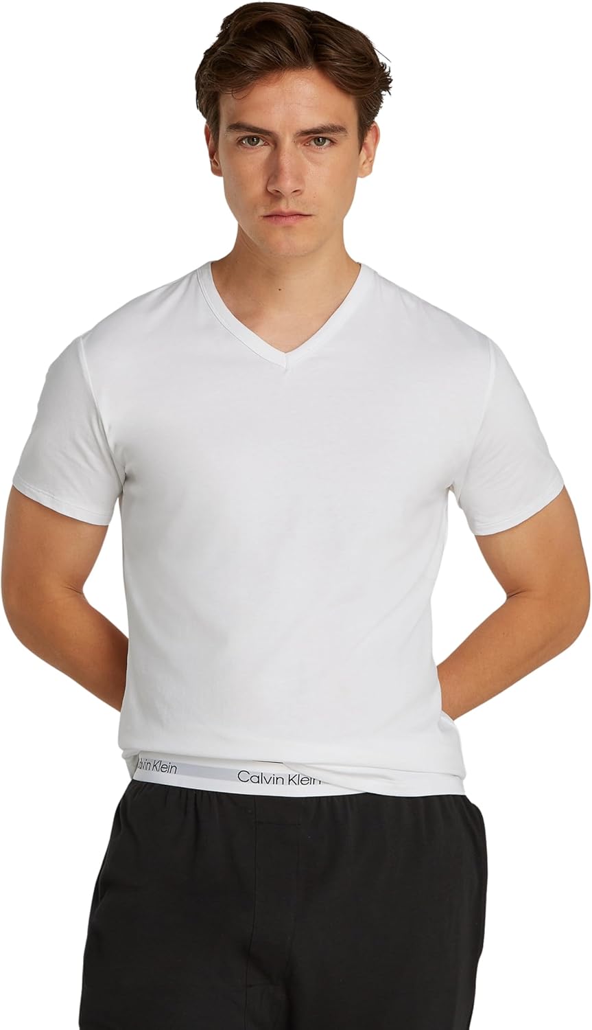 Thumbnail 2 de Calvin Klein Herren 3er-Set T-Shirts Kurzarm mit V-Ausschnitt (normaler Schnitt)