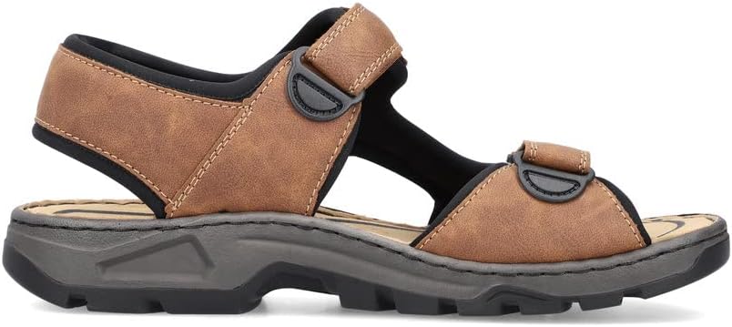 Thumbnail 2 de Rieker Herren Klassische Sandalen 26156 – Bequeme Klett-Sandalen mit Textil-Decksohle