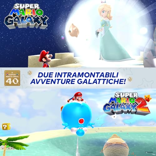 Detalle 2 de Super Mario Galaxy + Super Mario Galaxy 2 - Ed. Italiana (Versione su scheda) per Nintendo Switch