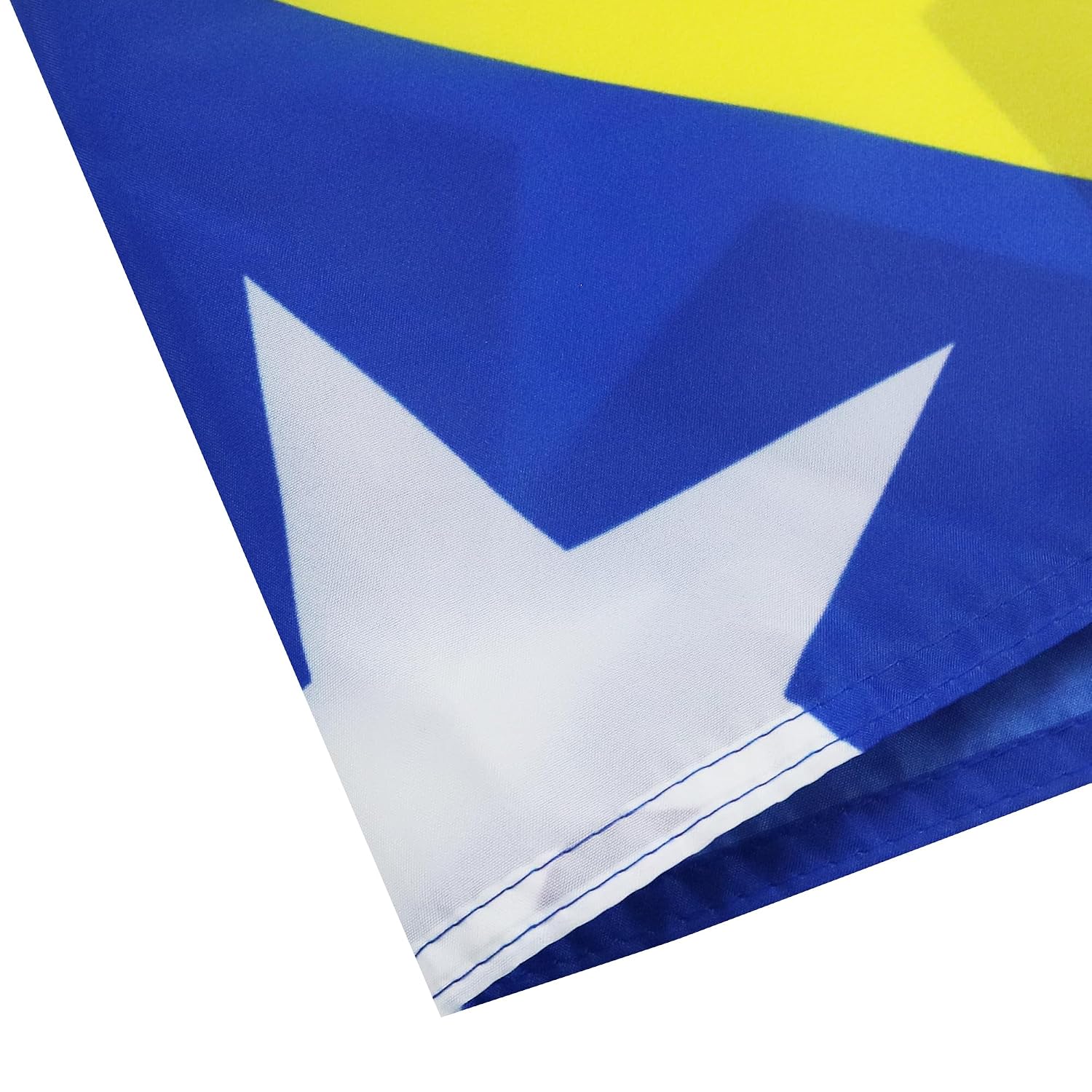 Detalle 2 de AZ FLAG Bosnische vlag 150 x 90 cm van licht polyester met metalen ogen