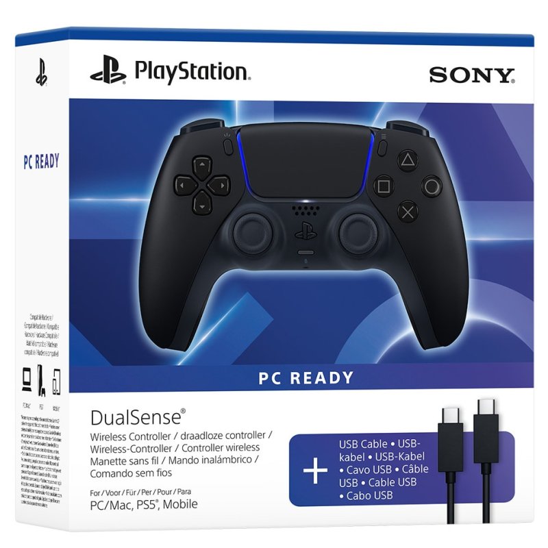 Thumbnail 2 de Sony DualSense V3 Midnight Black para PS5 + cable: mando inalámbrico de alto rendimiento