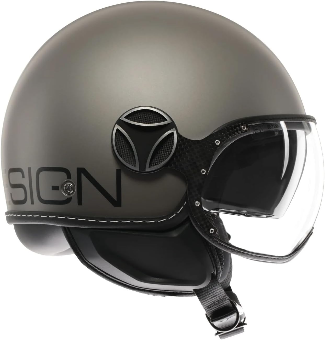 Thumbnail 2 de MOMODESIGN FGTR EVO E2206 — casco jet leggero, doppia visiera e omologazione ECE 22.06