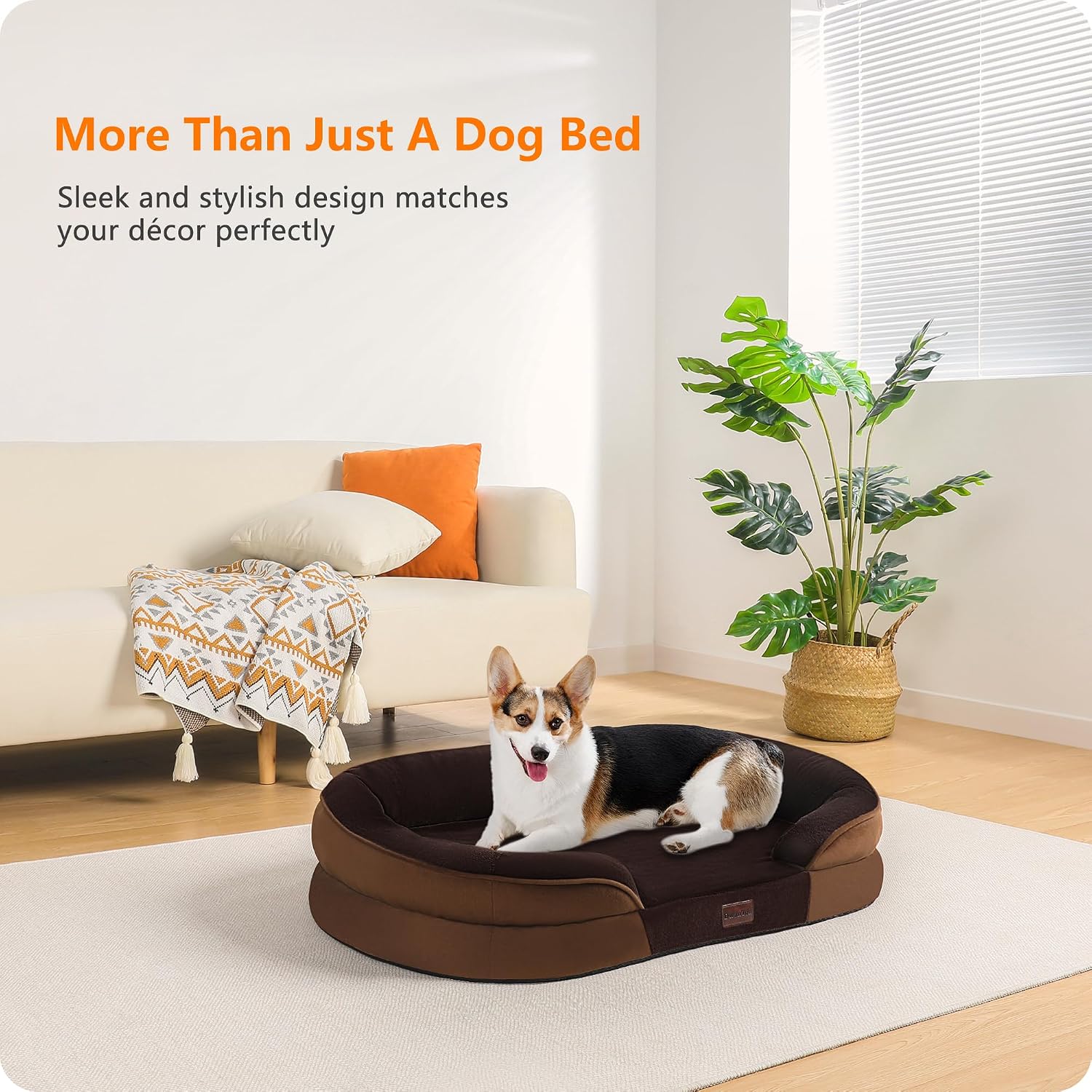 Detalle 2 de Dwanton Orthopedic Dog Bed 36-inch
