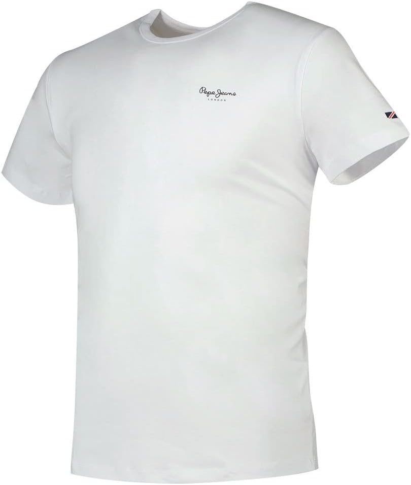 Detalle de Pepe Jeans Original Basic 3n T-Shirt Uomo (Pacco da 1)