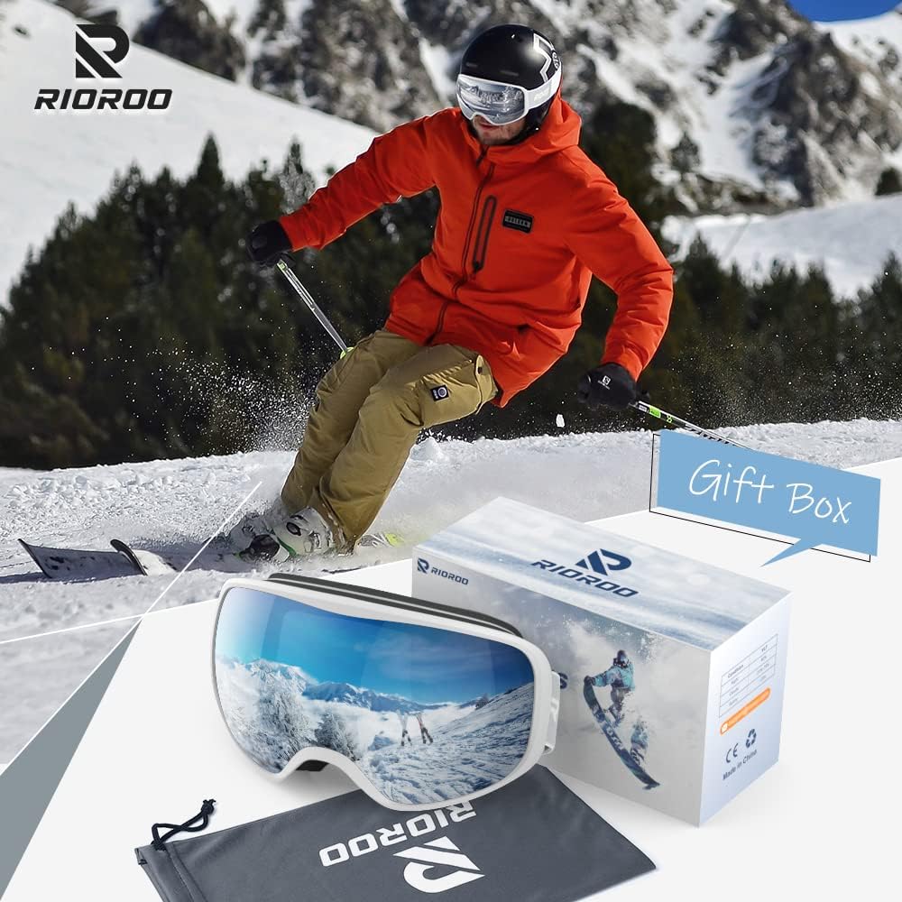 Detalle 2 de RIOROO Ski Goggles 100% UV