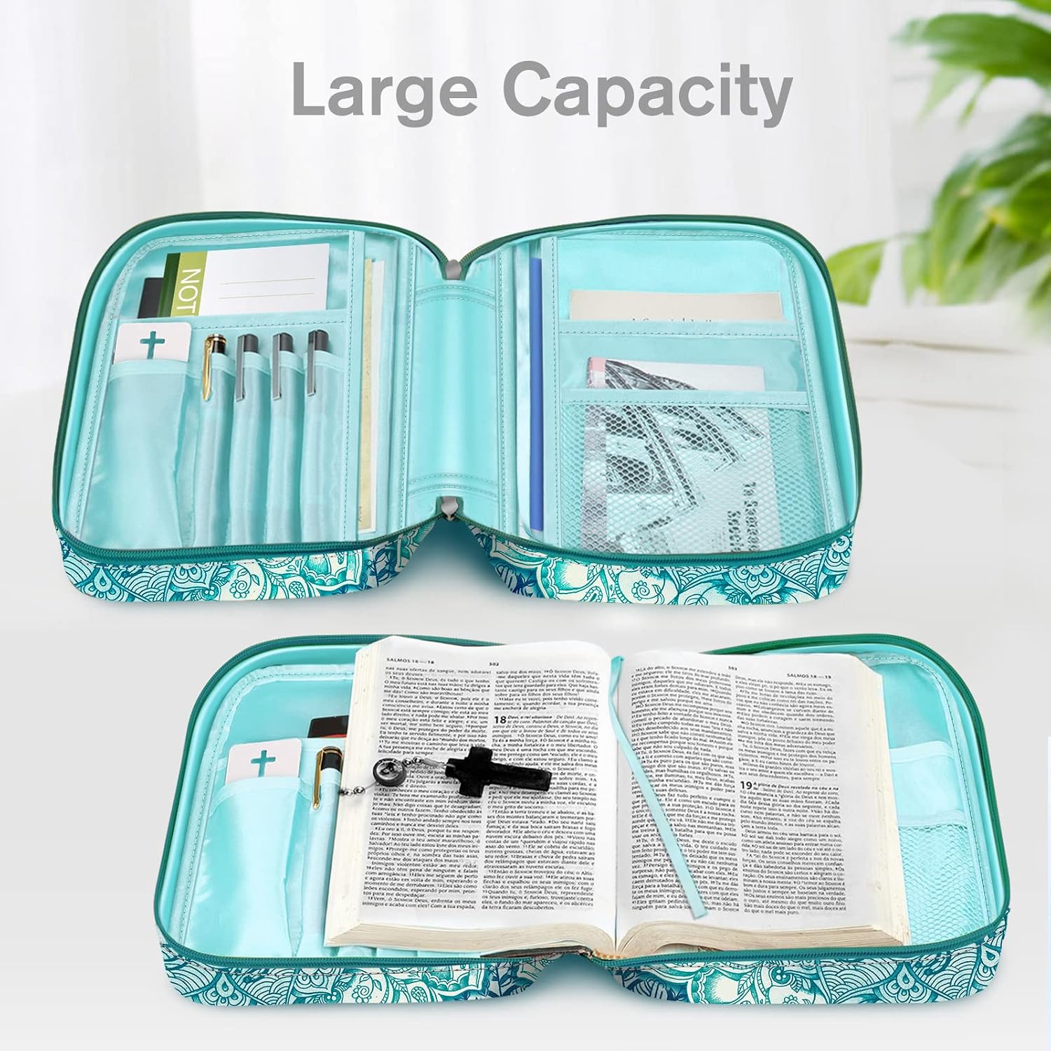 Detalle de FINPAC Bible Cover in Polyester Canvas