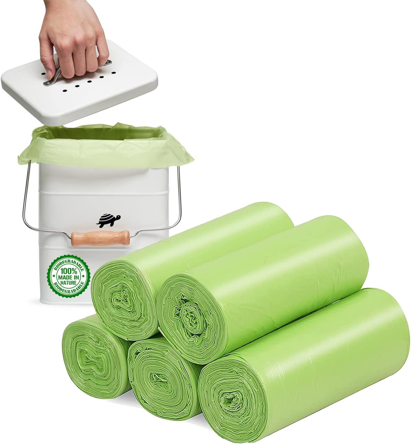 Thumbnail 6 de Bin Liners 100 Counts 20L biodegradable bags