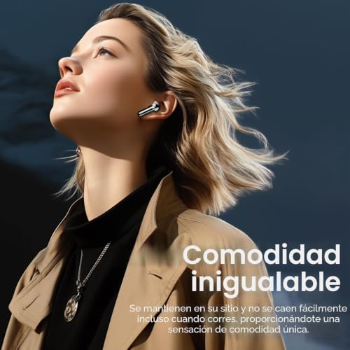 Thumbnail 6 de Auriculares Inalámbricos Bluetooth 5.4 HiFi de Donerton — Llega hasta 45 h y sonido estéreo con ENC