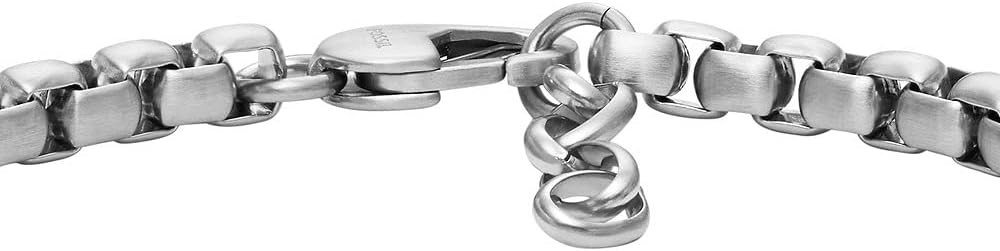 Thumbnail 4 de Fossil bracelet homme en acier inoxydable à fermeture mosqueton, finitions brossées