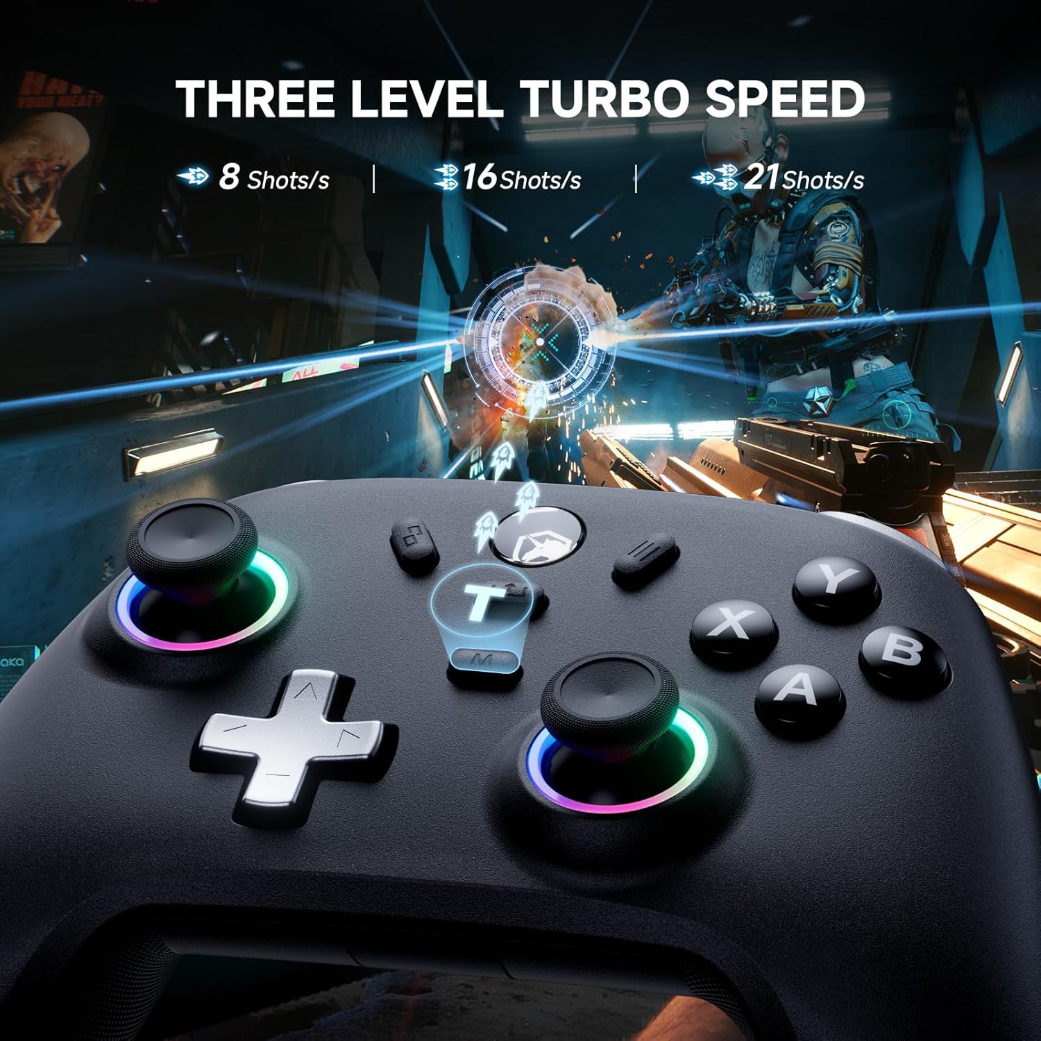 Thumbnail 3 de ECHTPower PC Gaming Controller Wireless